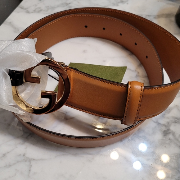 Gucci Ciny Lux belt Blondie cognac sz 85 **Read Details ** - Picture 1 of 13